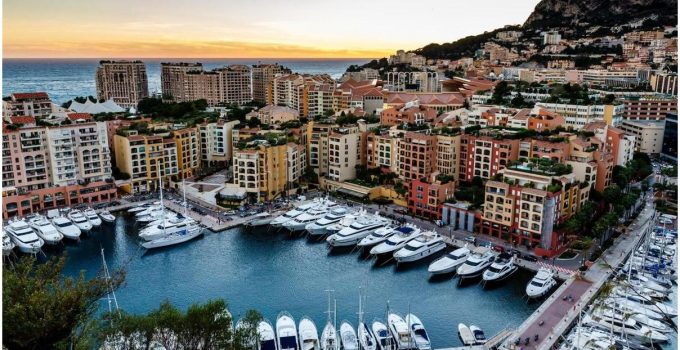 Monte Carlo, port de croisière de Monaco