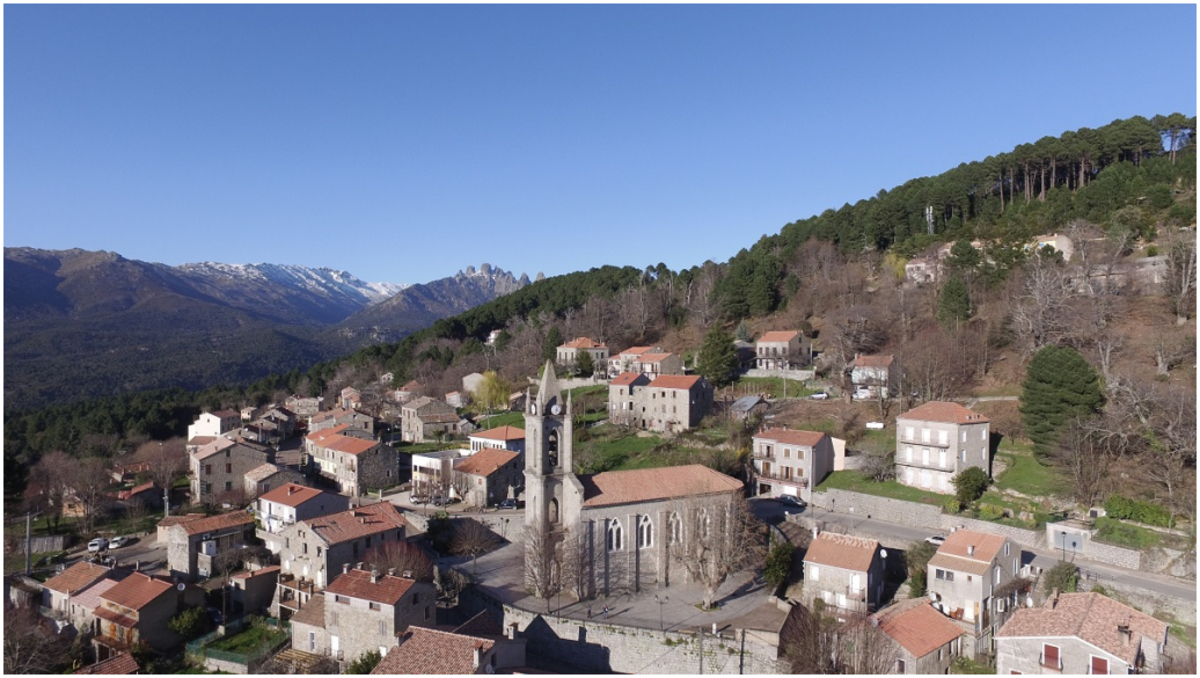 le village de Zonza La Corse du Sud